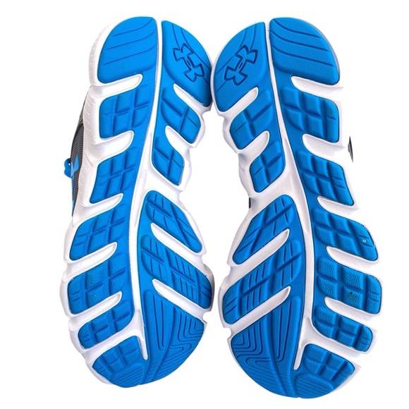 Under Armour Blue Gray Sneakers Athletic Running Shoes - Picture 5 of 6